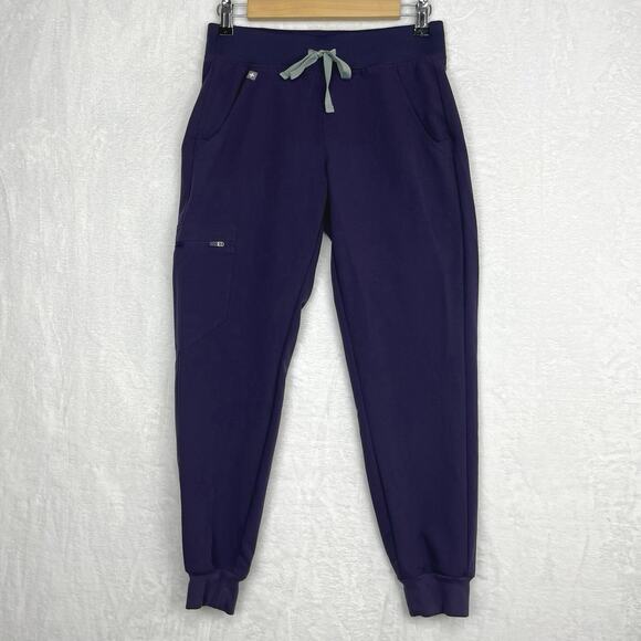 Figs Scrub Set Purple Shadow Zamora Jogger Pants XSP Catarina Top XXS - Picture 2 of 16